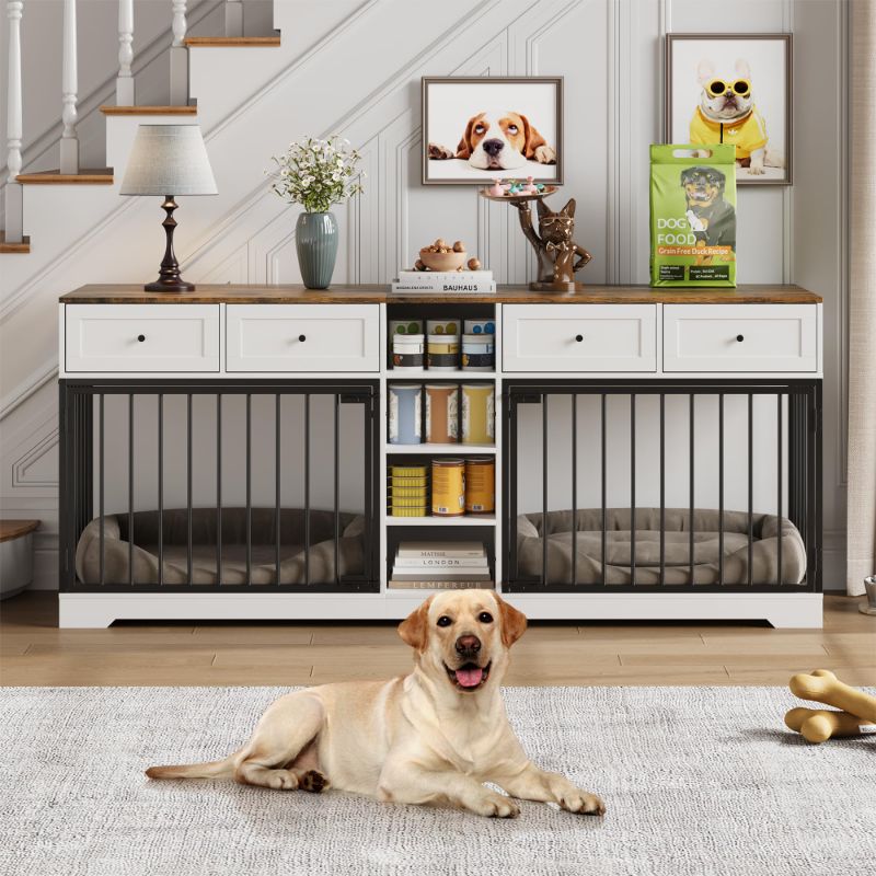 Photo 1 of GarveeHome 82” Double Dog Crate