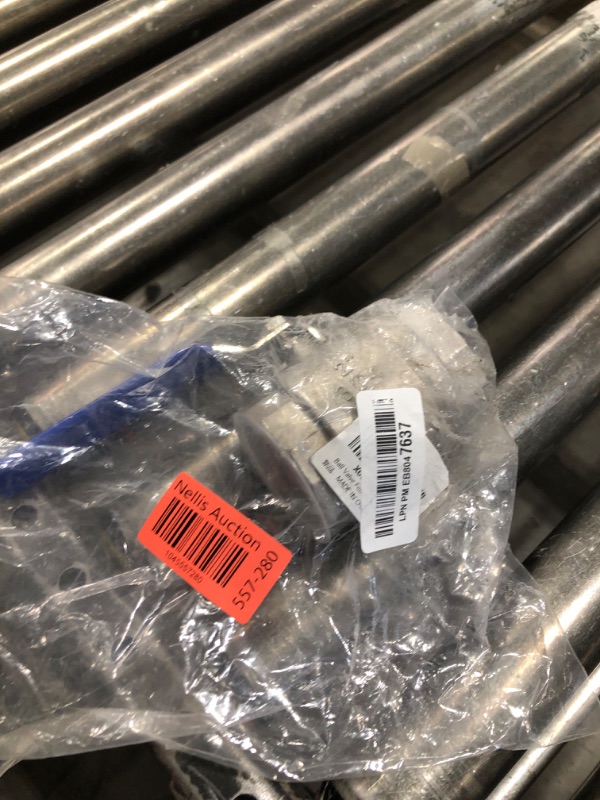 Photo 1 of 2" Stainless Steel Ball Valve, 304 Stainless Steel Full Port Two-Piece Female Thread Ball Valve, DN50, 1000 WOG, -20°C to 200°C, for Water Oil Non-Flammable Gas, Heavy-Duty Blue Handle