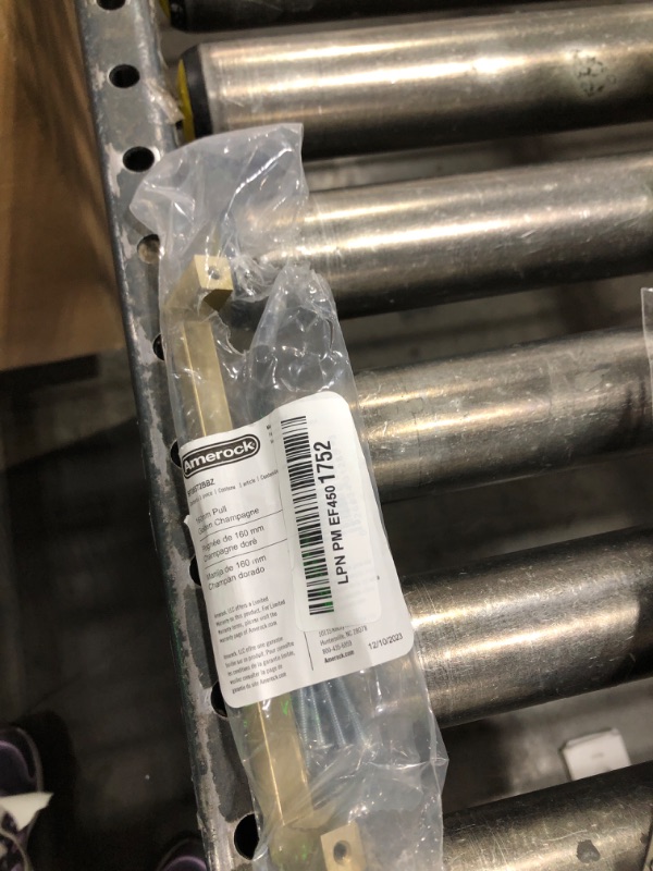 Photo 1 of Amerock | Cabinet Pull | Golden Champagne | 6-5/16 inch (160 mm) Center to Center | Monument | 1 Pack | Drawer Pull | Drawer Handle | Cabinet Hardware