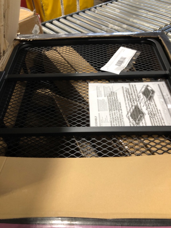 Photo 1 of CURT 18153 60 x 24-Inch Basket Hitch Cargo Carrier, 500 lbs Capacity, Black Steel, 2-In Folding Shank