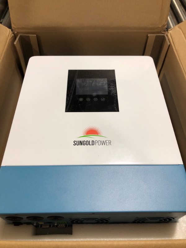Photo 1 of SUNGOLDPOWER 10000W DC 48V UL1741 Solar Inverter,Support Parallel, Built-in 2 MPPT Solar Controllers, Max. 200A Battery Charging, AC Input/Output 120V/240V(settable) Inverter Charger(10000W DC 48V)