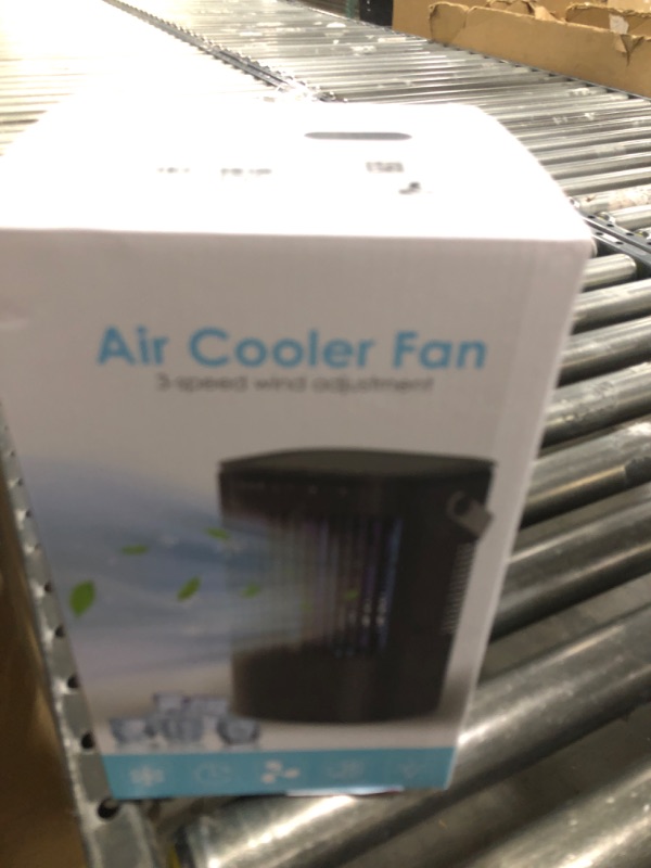 Photo 1 of Portable Air Conditioners, 4-in-1 Mini Air Conditioner, Small Air Conditioner with 1000ml Water Tank, 3 Speeds, Adjustable Wind Direction, 7 Color Lights, Suitable for Offices, Bedrooms, Camping