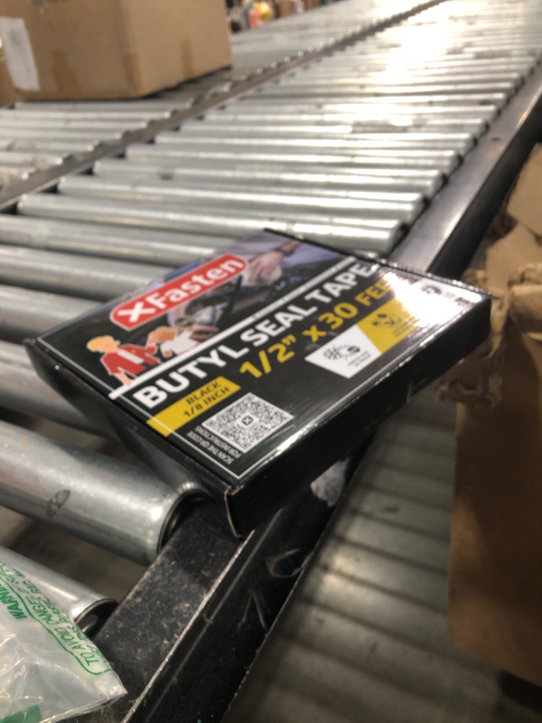 Photo 1 of XFasten Butyl Tape Black, 1/2 in x 30 ft x 1/8 in – Easy-to-Work-with Automotive Butyl Sealant Tape, Mess-Free Rubber Caulk for RV, EPDM Putty for Window, Headlight, Roof, Windshield, and Car Doors