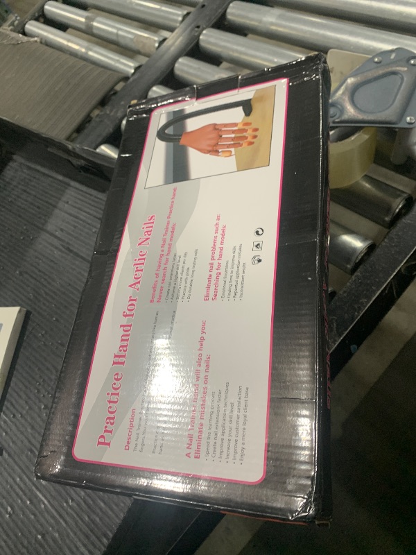 Photo 1 of Wilfniee Magnetic Practice Hand for Acrylic Nails: Flexible Fake Nail Training Hand Practice - Manicure Hand Practice Kit for Beginners