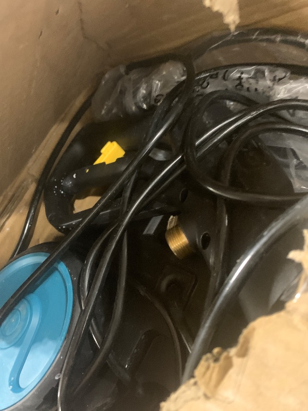 Photo 1 of GREENER Electric Pressure Washer 4500 PSI, 4 Quick Nozzles, 2.4GPM, 23FT Outlet Hose, 16FT Power Cord, Power Washer Electric Powered with Soap Cannon for Car, House, Driveway, Patio Cleaning-Blue