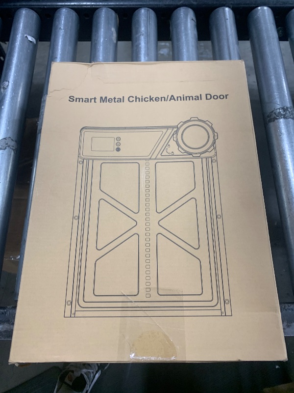 Photo 1 of Large Size Automatic Chicken Coop Door Solar - Powered Auto Chicken Door Opener, Timer Modes for Safe and Convenient Chicken Keeping with Intelligent Obstacle Sensors, Remote Control, 14.2"H x 10.83"L