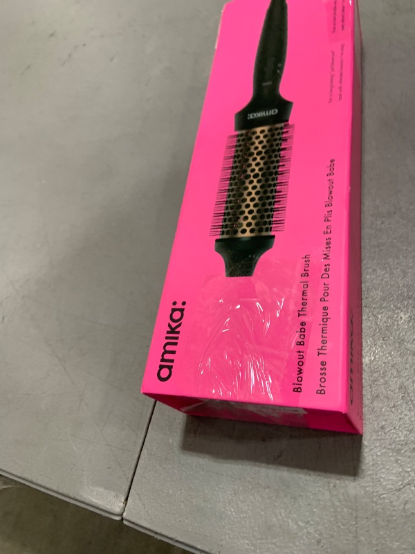Photo 1 of Amika Blowout Babe Thermal Brush, Black