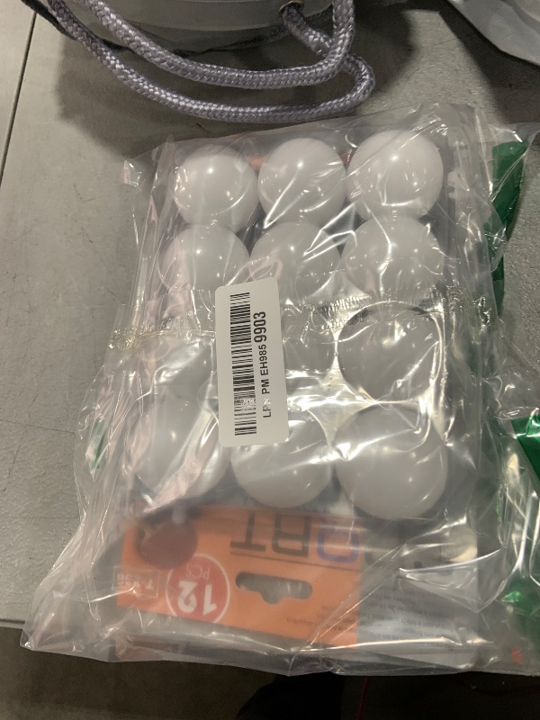 Photo 1 of Liberty Imports Pack of 12 Beer Ping Pong Balls - White Table Tennis Balls - Lightweight Durable Seamless Bulk for Party Carnival Games. Entertainment, Decorations, Crafts Activities