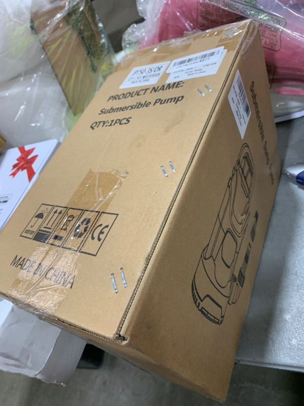 Photo 1 of Sump Pump Submersible Water Pump 1HP 4500 GPH Portable Transfer Water Pump Utility Pump for Pool Draining Basement