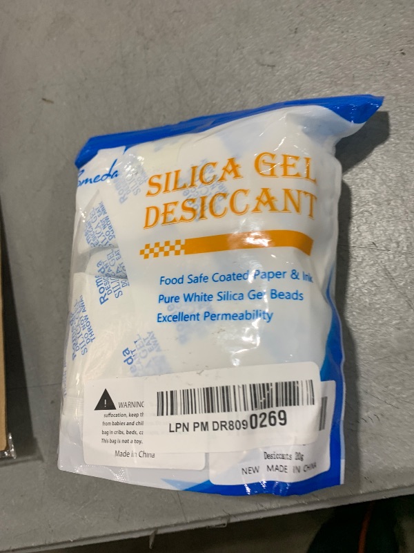 Photo 1 of 15 Pcs 20 Gram Silica Gel Packs, Transparent Desiccant, Desiccant Packets for Storage, Moisture Packs for Spices Jewelry Shoes Boxes Electronics Storage