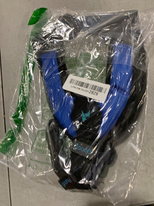 Photo 1 of Gooby Escape Free Easy Fit Harness - Blue, Large - No Pull Step-in Patented Small Dog Harness with Quick Release Buckle - Perfect On The Go No Pull Harness for Small Dogs or Medium Dog Harness