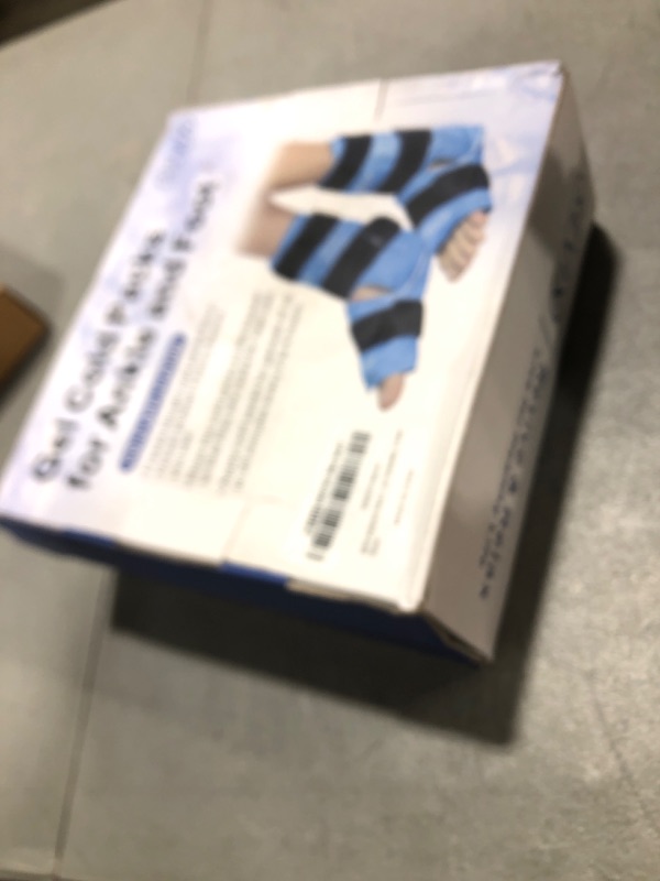 Photo 1 of REVIX Foot Ankle Ice Pack Wraps for Discomfort, Reusable Gel Ice Wrap with Cold Compression Therapy, Plantar Fasciitis, Post-Workout Feet Recovery, Soft Plush Lining, 2 Packs