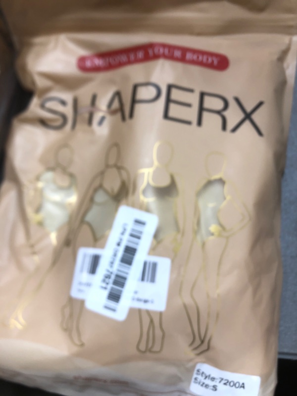 Photo 1 of SHAPERX Women's Fajas Colombianas Shapewear Postpartum Tummy Control Body Shaper Butt Lifter Bodysuit,SZ7200-Beige-S