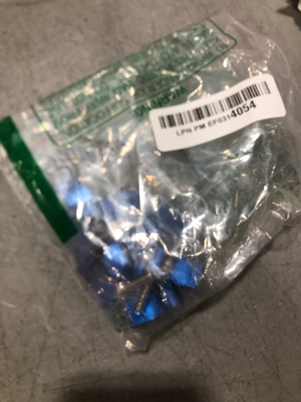 Photo 1 of SPEEDWOX 10 Pcs M5 17mm Screw with Handle Thumb Lever Screw Rotating Knob (Blue)