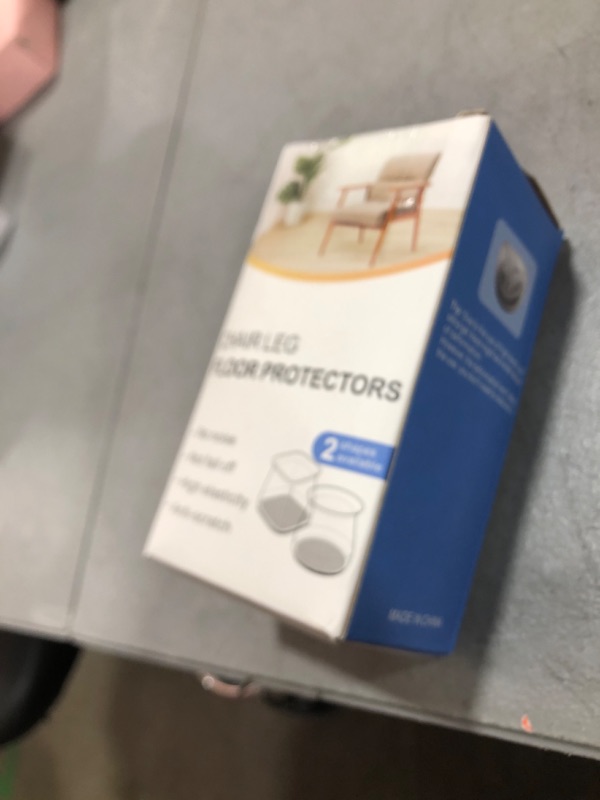 Photo 1 of 32 Pcs Silicone Chair Leg Floor Protectors for Hardwood Floors, Brown Felt Bottom Chair Leg Covers, Free Moving Table Leg Covers, Stool Leg Protectors Caps?Large fit : 1.3'' - 2''?