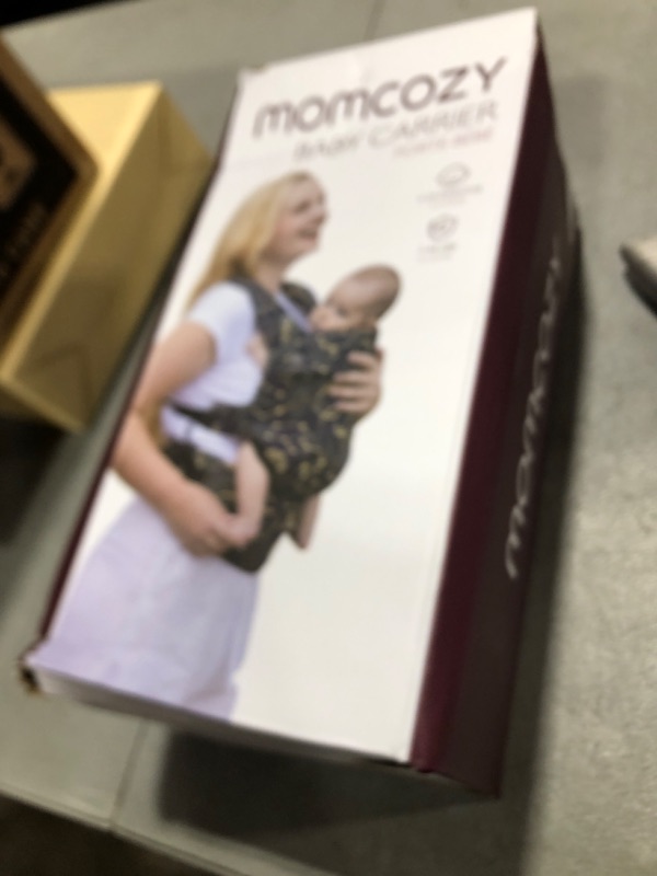 Photo 1 of Momcozy Baby Carrier - Ergonomic, Cozy and Lightweight Carrier for 7-44lbs, Effortless to Put On, Ideal for Hands-Free Parenting, Enhanced Lumbar Support, Purehug for Infant to Toddler, Black
