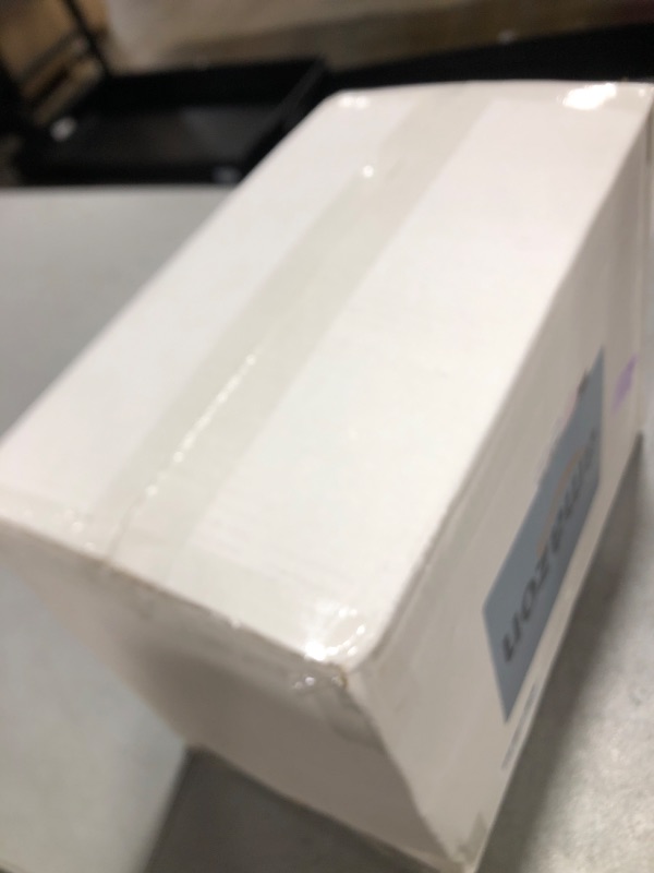 Photo 1 of U-QE 100 Pieces White Disposable Plates - Premium Hard Plastic Plates for Wedding and Party Use Including 50 Dinner 10.25 '' & 50 Dessert 7.5 '' Plates