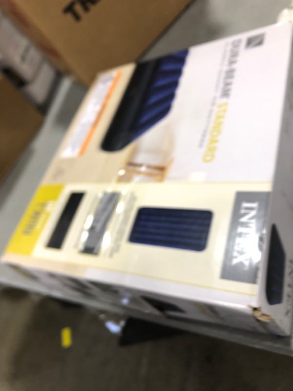 Photo 1 of Intex 64757E Dura-Beam Standard Downy Air Mattress: Fiber-Tech - Twin Size - 10in Bed Height - 300lb Weight Capacity - Pump Sold Separately