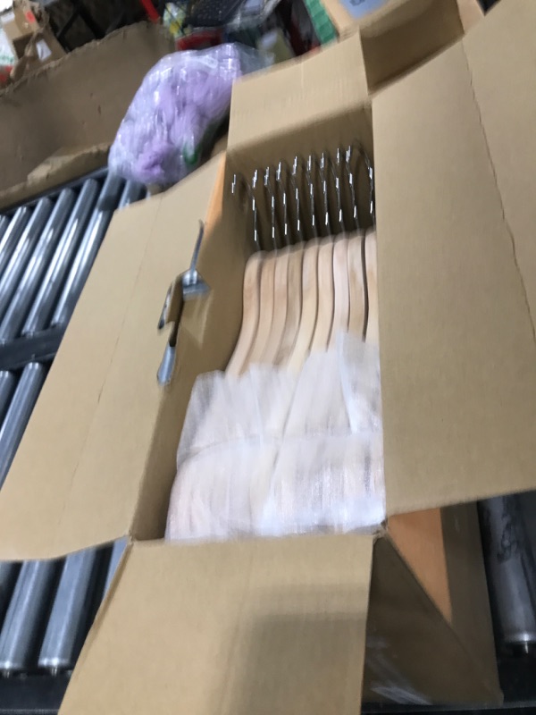 Photo 1 of StorageWorks Clothes Hanger 20 Pack, Wooden Coat Hangers for Shirts, Jackets, Pants, Suits, Sweaters, Lotus Wood