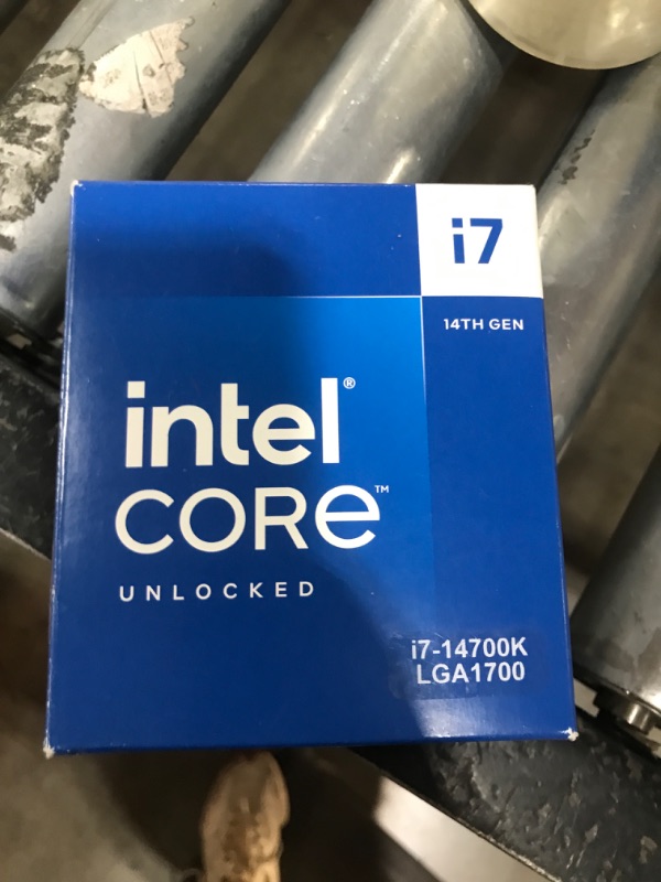 Photo 1 of Intel® Core™ i7-14700K Desktop Processor 20 cores (8 P-cores + 12 E-cores) up to 5.6 GHz
