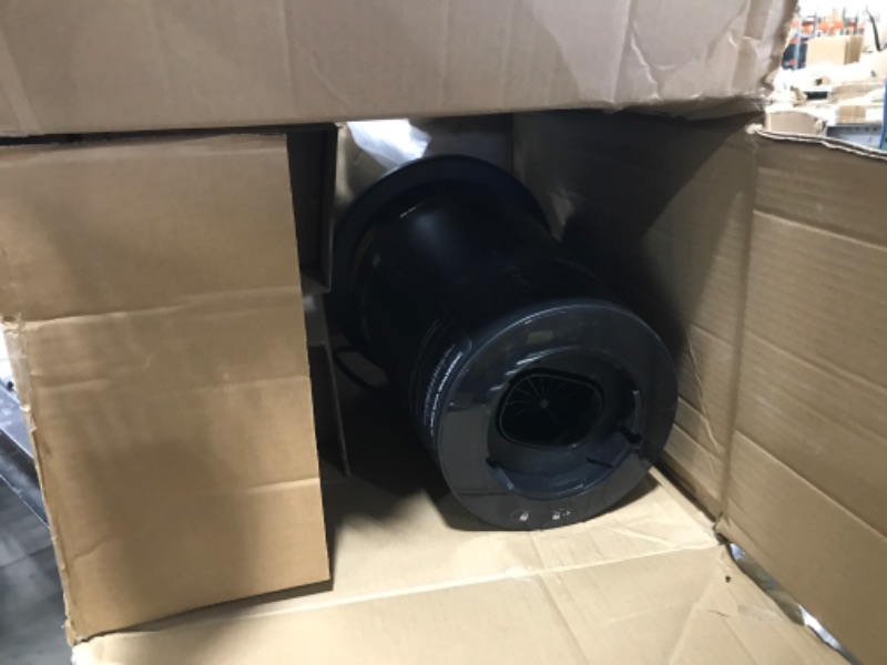 Photo 1 of Shark TurboBlade Fan—Ultra-customizable bladeless tower fan, pivots, twists, oscillates 180°, circulates and propels air up to 80 ft., 10 noise levels + 10 speeds, easy to clean, charcoal, TF202S