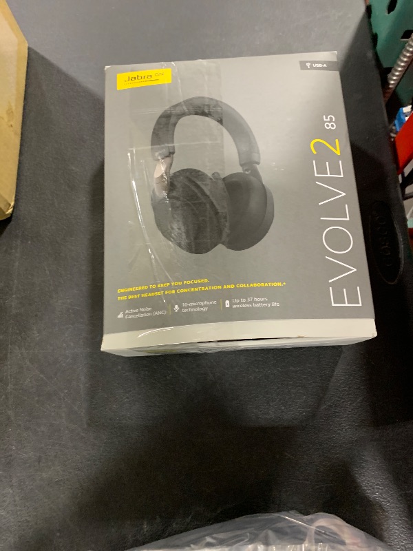 Photo 1 of Jabra EVOLVE2 85, LINK380A UC Stereo Black