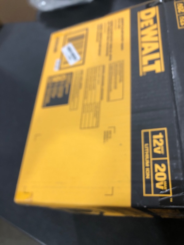 Photo 1 of DEWALT 12V/20V MAX Portable Bluetooth Radio, Cordless, 100 ft Range, 3.5” Subwoofers, Jobsite (DCR028B)