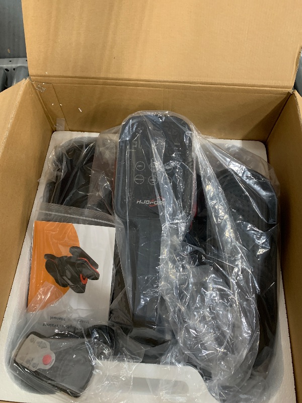 Photo 1 of HJDFGSS Under Desk Elliptical Machine, Ellipse Leg Exerciser Electric as Seen on TV for Seniors with Remote Control & 10 Adjustable Speeds,Quiet & Portable Mini Seated Pedal Exerciser