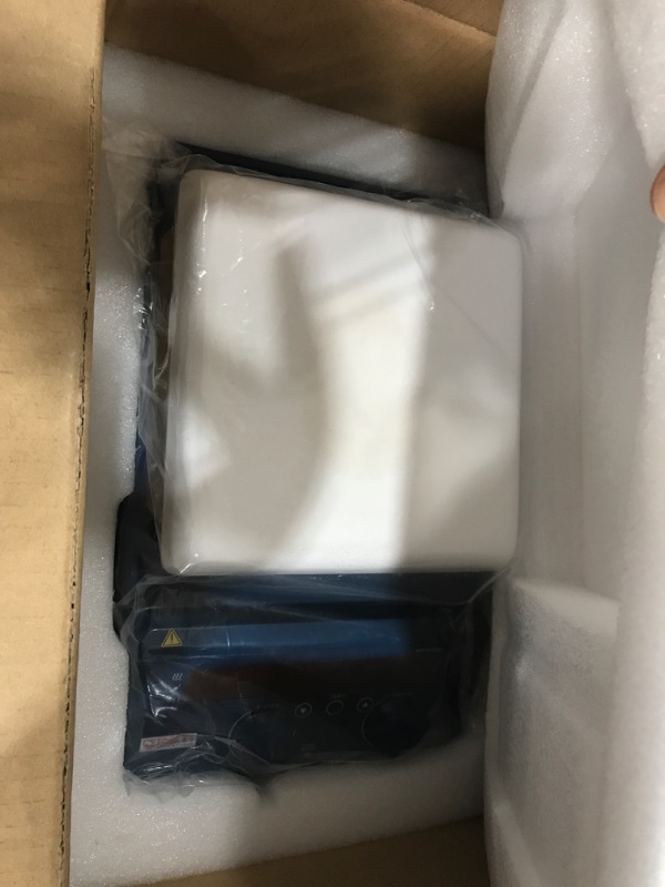 Photo 1 of FOUR E'S SCIENTIFIC 510?/950°F 7 Inch Magnetic Stirrer Hot Plate with Timer Function, 50-1500RPM, Max 20L Stirring Capacity, with Stand, Stir Bar Retriever, Temp Probe Sensor, 4pcs Stir Bars, 110V