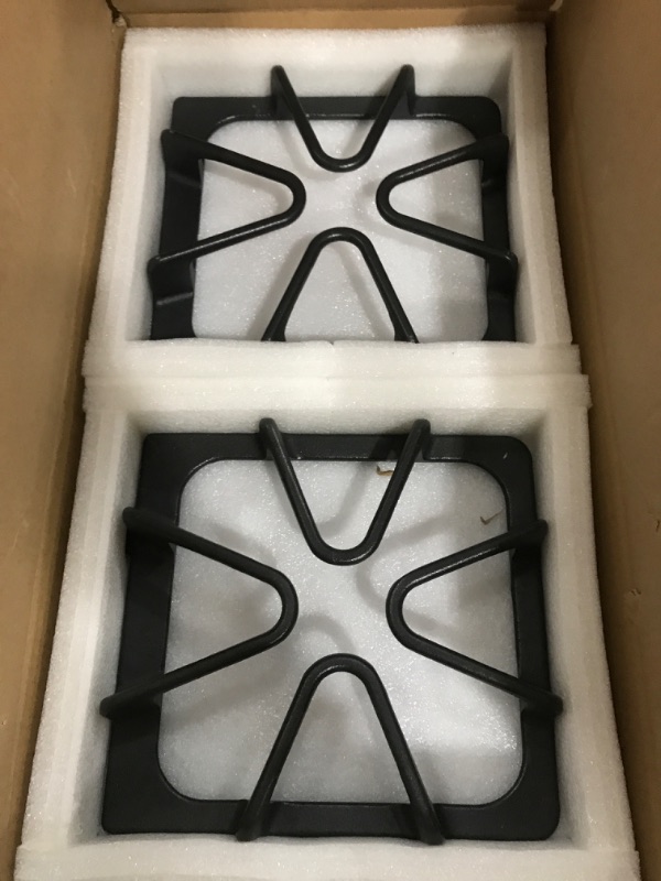 Photo 1 of Hawaminent Upgraded W10447925 Gas Stove Grate 4pcs - 8.3x9 inch Gas Stove Top Range Burner Rack Burner Grate Part Compatible for Whirlpool, Maytag, Amana, Inglis, Kirkland, Kenmore (Durable Cast IRO)