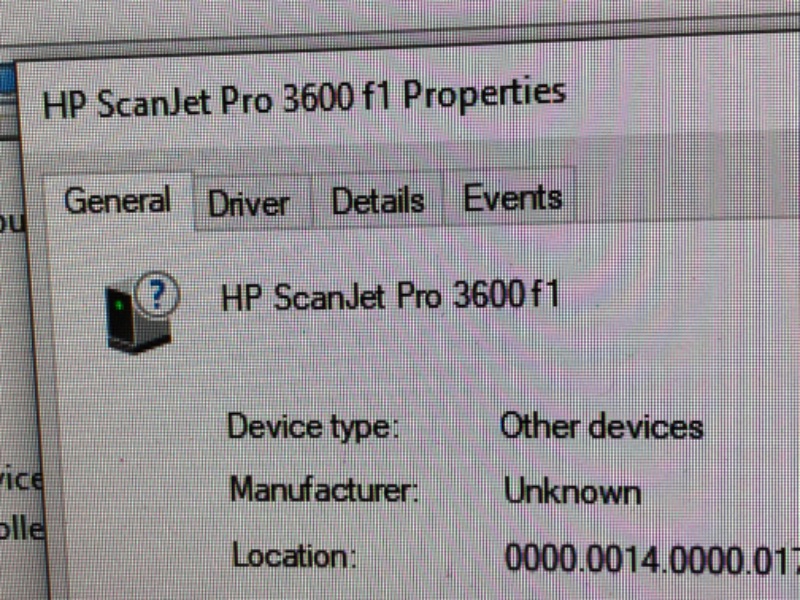 Photo 1 of HP ScanJet Pro 3600 f1 Professional Scanner, ADF, CIS scanning Technology, Flatbed (20G06A)