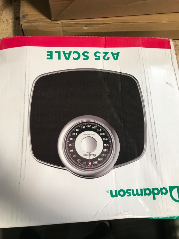 Photo 1 of Adamson A25 Scales for Body Weight - Up to 400 LB - New Version - 5.3" Dial on 12.4" x 12" Platform - Anti-Skid Rubber Surface - High Precision Bathroom Scale Analog - Durable with 20-Year Assurance
