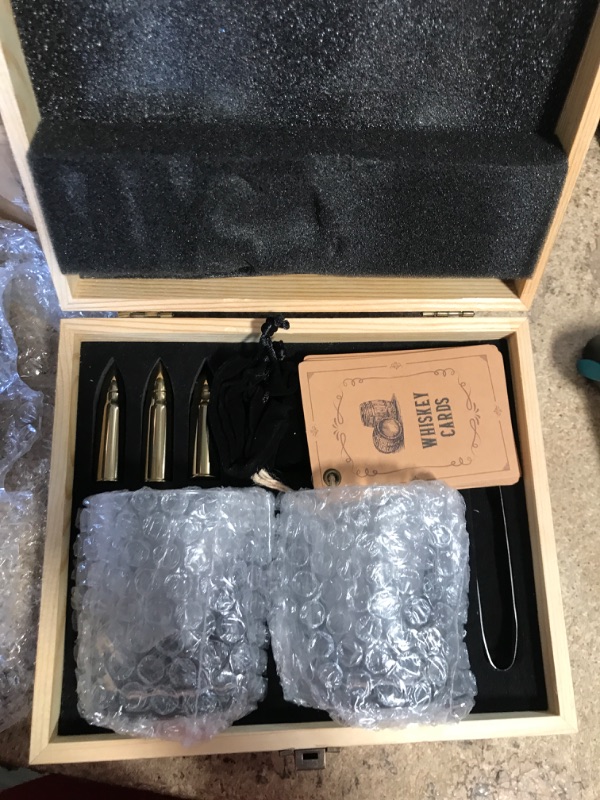Photo 1 of **SEE NOTES***Anniversary Oaksea for Husband Him Men, Stainless Steel Engraved Whiskey Stones Glasses Set Gifts, Birthday Wedding Gift for Dad Husband Boyfriend Fiance, Cool Burbon Scotch Set Gifts
