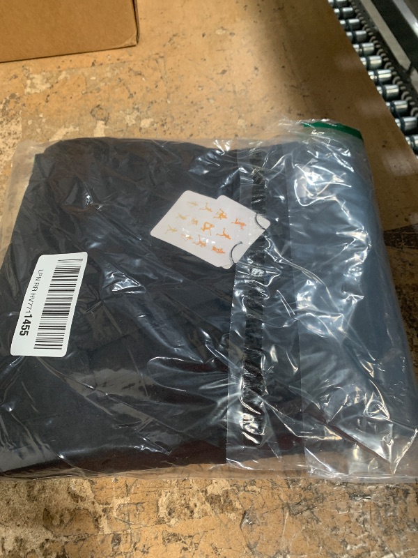 Photo 1 of KFUBUO Men's Lightweight Ripstop Tactical Cargo Pants, Water Resistant Hiking Work Pants Relaxed Fit Black