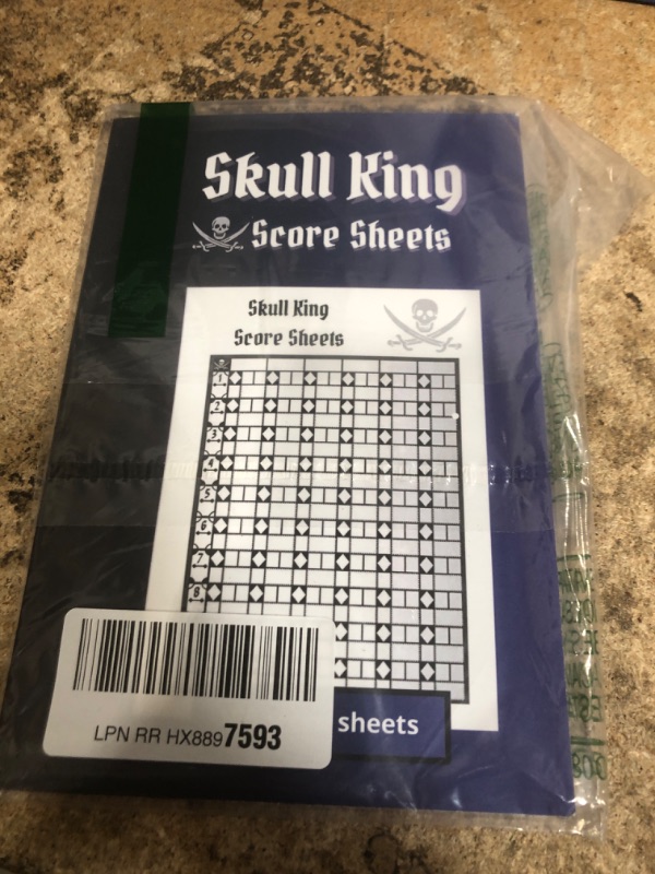 Photo 1 of Skull King Score Sheets : 100 Pads For Tracking: Compact 6"×9" Notebook
