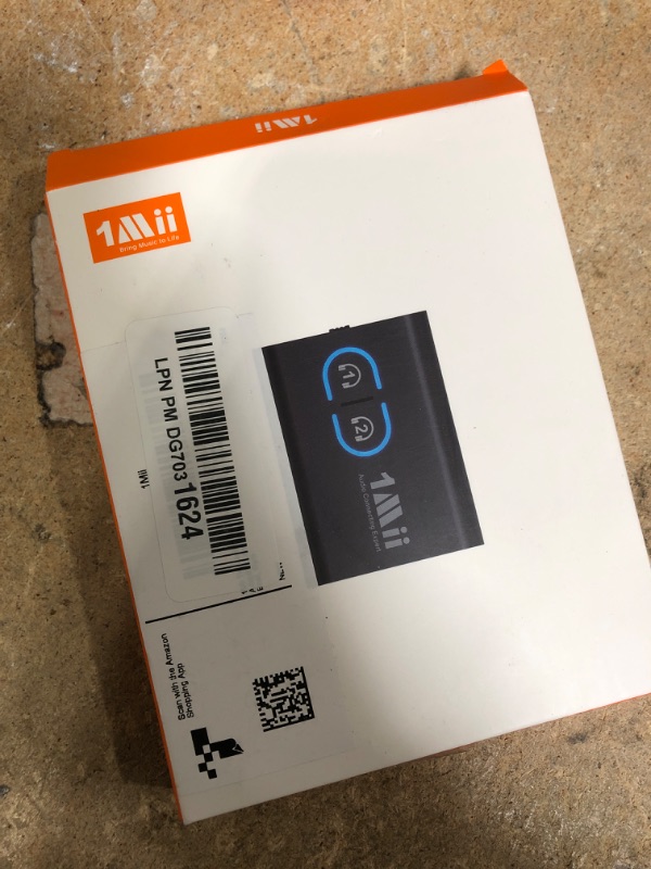 Photo 1 of 1Mii Bluetooth 5.3 Transmitter Receiver for TV to Wireless Headphones, Dual Link AptX Adaptive/Low Latency/HD Audio, Aux Adapter for Home Stereo, Airplane, Boat, Gym