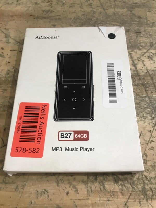 Photo 1 of 64GB MP3 Player with Bluetooth 5.2, AiMoonsa Music Player with Built-in HD Speaker, FM Radio, Voice Recorder, HiFi Sound, E-Book Function, Earphones Included