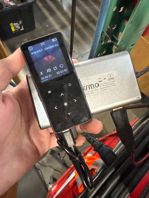 Photo 1 of 64GB MP3 Player with Bluetooth 5.2, AiMoonsa Music Player with Built-in HD Speaker, FM Radio, Voice Recorder, HiFi Sound, E-Book Function, Earphones Included