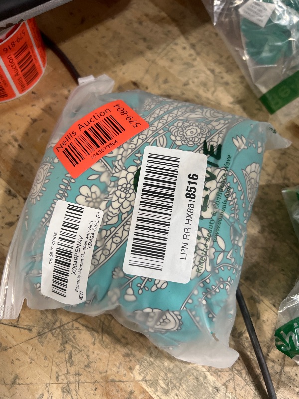 Photo 1 of Eomenie Women's One Piece Swimdress Swimsuit with Drawstring Tummy Control Bathing Suits Push Up Swim Dresses with Bottom