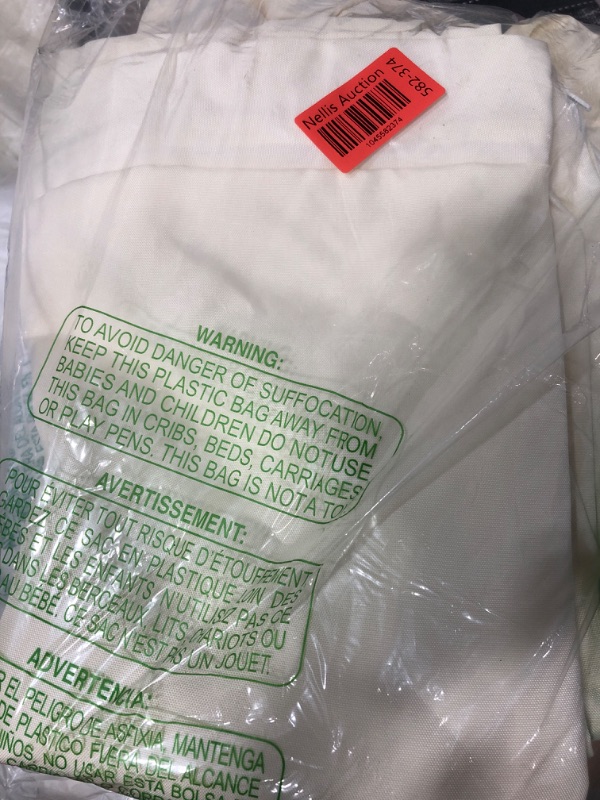 Photo 1 of  Ivory Polyester Spandex Chair Covers 6 pack- Stretch Slipcovers for Wedding, Party, Dining, Banquet - Flat-Front Chair Covers