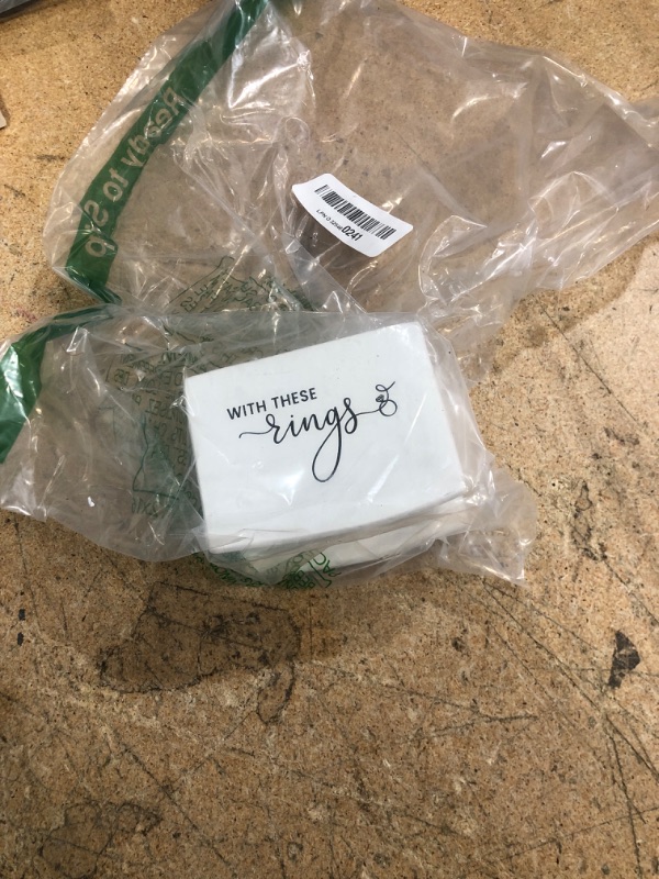 Photo 1 of Ring Bearer Box Wedding Ring Pillow Alternative
