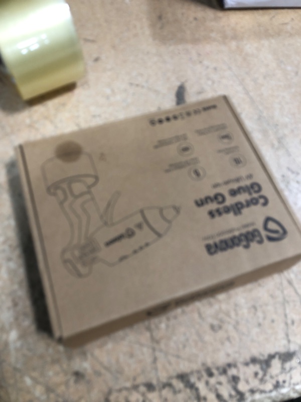 Photo 1 of Cordless Hot Glue Gun, GoGonova 15s Fast Preheating 5Ah Built-in Battery Hot Melt Glue Gun, Smart Power-Off, Kit with 25 Pcs Premium Mini Glue Sticks and USB-C Charging Port (Pink)
