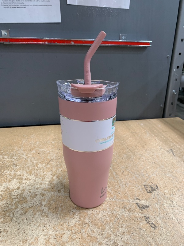 Photo 1 of 30oz. Double Wall Stainless Steel Tumbler W/ Handle