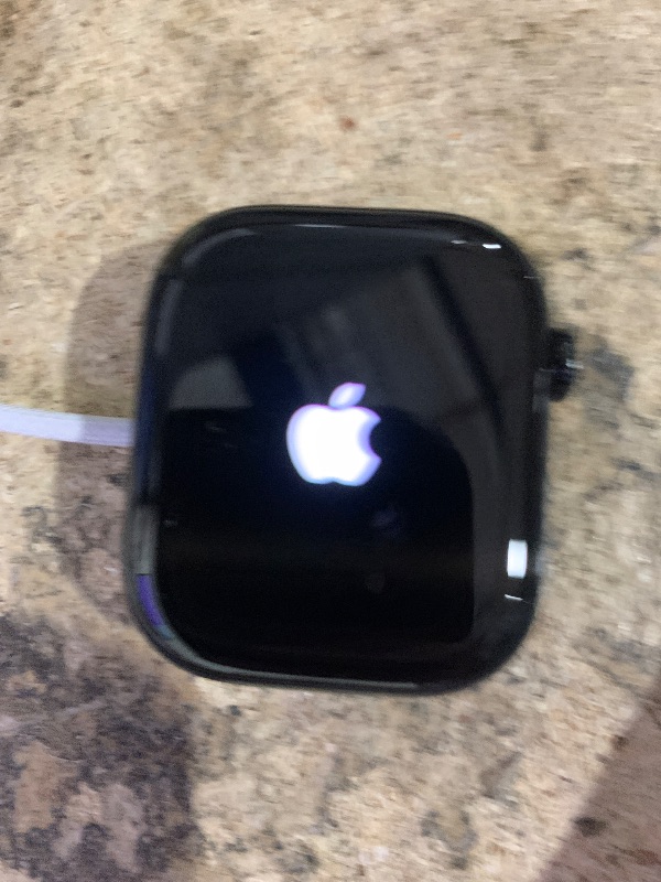 Photo 1 of Apple Watch Series 10 [GPS 46mm case] Smartwatch with Jet Black Aluminium Case with Black Sport Band - M/L. Fitness Tracker, ECG App, Always-On Retina Display, Water Resistant