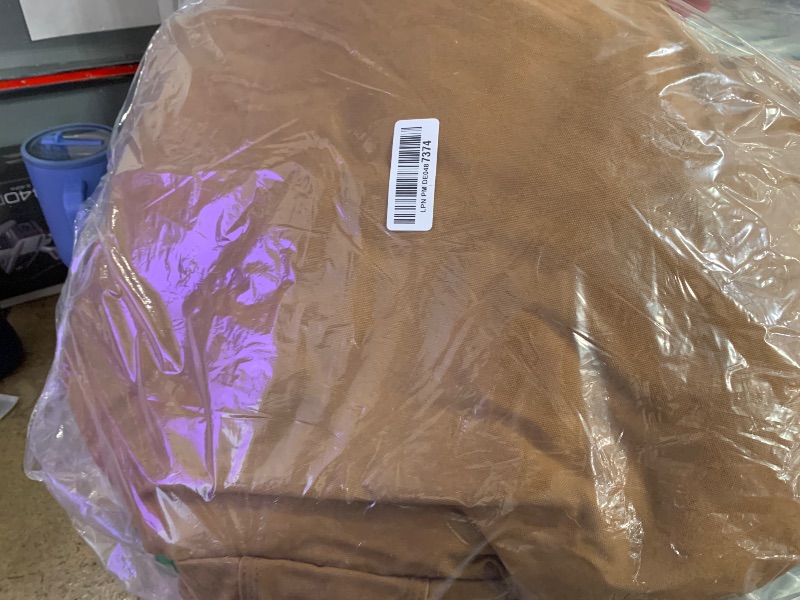Photo 1 of CarharttMenLoose Fit Firm Duck Insulated Flannel-Lined Active JacketBrownLarge