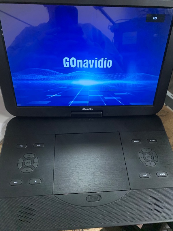 Photo 1 of 17.6" Portable Blu Ray DVD Player with 15.4" Screen, HDMI Input/Output, Sync Screen, 5 Hours Playing Time, 1080P MP4 MKV Video, Surround Audio, USB SD