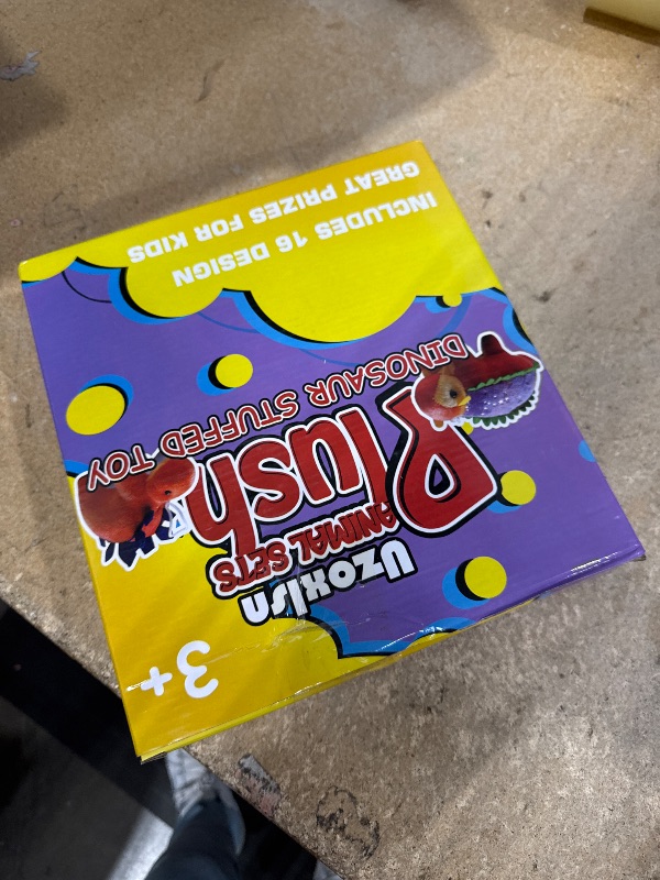 Photo 1 of Dinosaur Plush Stuffed Set(16 Pack), Mini Dinosaurs Animal Keychain Toy(4.5"), Soft Dino Playset for Toddler Kid Party Favors, Plushies Kit for Stocking Stuffers Doll Machine Treasure Carnival Prizes