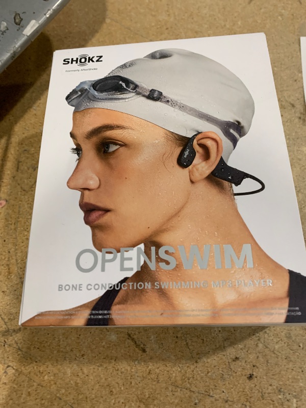 Photo 1 of SHOKZ OpenSwim Bone Conduction Swimming Headphones - SS23 - One - Black