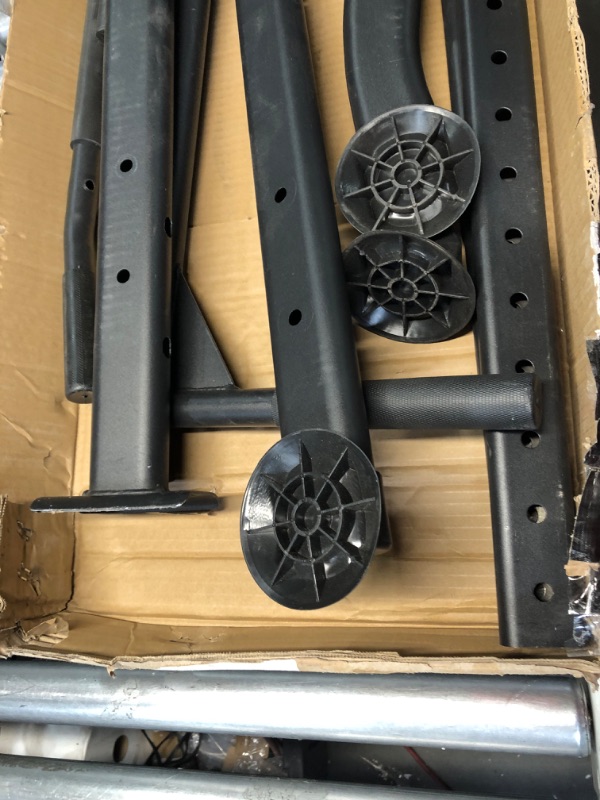 Photo 1 of ***HEAVILY USED - SCRATCHED AND SCRAPED - LIKELY MISSING PARTS - SEE PICTURES***
Power Tower Pull Up & Dip Station Multi-Function Home Strength Training Fitness Workout Station Height Adjustable