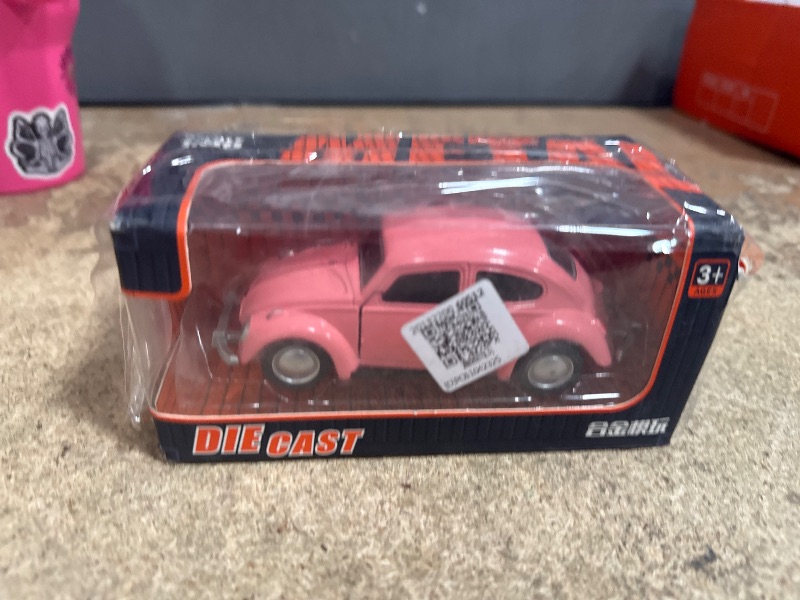 Photo 1 of 1:36 Diecast Metal Car, 3 Colors, Model Vintage Pull Back Car Toy Vehicle Collection for Kids (Dark)